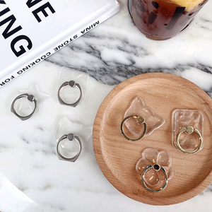 Sevimli tasarım su geçirmez Pc temizle akıllı telefon halka tutucu parmak için cep telefonu halkası <span class=keywords><strong>Stent</strong></span> - Product Image 4