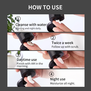 Set da Viaggio per la Cura della Pelle Vegana da <span class=keywords><strong>Uomo</strong></span> con Controllo dell'Oleosità e Sbiancamento, 4 Pezzi: Detergente Viso Quotidiano, Scrub, Idratante AM/PM - Product Image 6