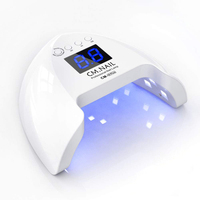 Lampe à ongles pour usage domestique et professionnel, lumière UV LED de durcissement, plastique ABS, faible chaleur, mode indolore, logo personnalisé, vente en gros