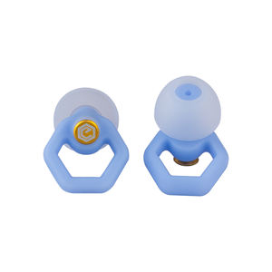 سدادات أذن قابلة لإعادة الاستخدام من السيليكون الناعم المقاوم للماء مع فلتر لإلغاء الضوضاء، قابلة للتعديل، مثالية للحفلات والنوم والسفر والسباحة - Product Image 4