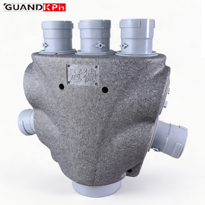 Système de ventilation MVHR acoustique en polypropylène expansé léger, boîte de distribution d'air EPP isolée à récupération de chaleur multi-ports - Product Image 1