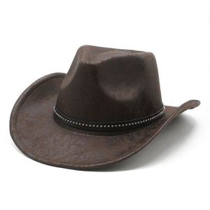 Wholesale Fashion Autumn Winter Vintage New Suede Cowboy <b>Hat</b> - Product Image 1