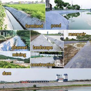 بطانية أسمنتية عالية القوة ومتينة بسمك 10 مم ونسيج 13 كجم/م² بطانية خرسانية لتبطين القنوات - Product Image 3