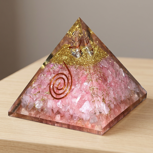 Wholesale Agate Turquoise <b>Crystal</b> Copper Energy Pyramid Semi-Precious Stone Crafts Reiki Charged <b>Orgone</b> Pyramid - Product Image 5