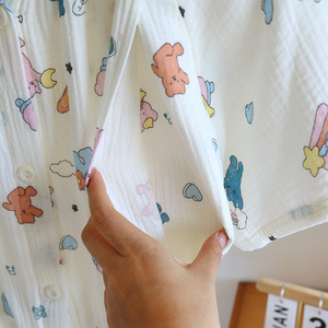 <span class=keywords><strong>Camicia</strong></span> da <span class=keywords><strong>notte</strong></span> da donna in cotone mussola Breezy a manica corta per abiti da <span class=keywords><strong>notte</strong></span> premaman estivi abito da <span class=keywords><strong>notte</strong></span> Casual - Product Image 4