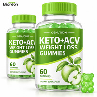 Gummies Minceur Perte de Poids Keto ACV Vinaigre de Cidre de Pomme Gummies Fruités pour le Soutien à la Perte de Poids