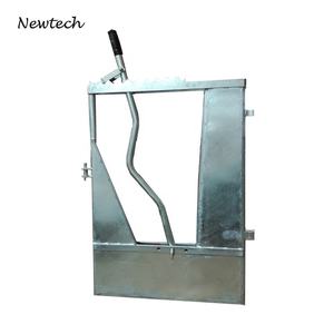 Equipo de patio de ganado portátil y simple galvanizado en caliente, nueva condición Headbil para poste de madera de Patio de granja - Product Image 1