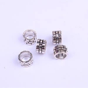 <span class=keywords><strong>Bijoux</strong></span> antiques en argent et or, 7 styles, perles pour tresses, poignets, dreadlock, anneaux, accessoires de tressage, <span class=keywords><strong>bijoux</strong></span>, perles - Product Image 6