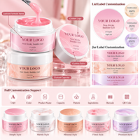 Gel UV LED 15g pour Nail Art et Extensions d'Ongles, Bouteille Écologique, Marque Privée, Logo Personnalisé, Vente en Gros
