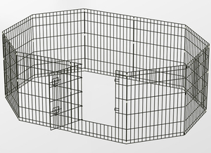 <span class=keywords><strong>Cage</strong></span> en métal pliable simple pour animaux de compagnie, clôture pour lapins, poulets, canards, petits chiens de taille moyenne - Product Image 5