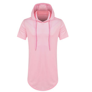 เสื้อยืดแขนสั้นผู้ชายสไตล์ฮิปฮอปทรงโอเวอร์ไซส์ ผ้าถักระบายอากาศใส่สบายสำหรับฤดูร้อน - Product Image 2