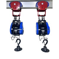 Palans électriques professionnels à vitesse rapide de 19 m/min, moteur en cuivre pur, petit palan portable King Kong pour atelier et scène