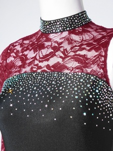 Traje de Danza Lírica para Mujer, Leotardo para Danza Moderna, Competiciones de Vals, Actuaciones en Escenario, Vestuario Contemporáneo - Product Image 3