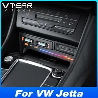 Station d'accueil sans fil Vtear pour voiture, hub de charge, pièces de décoration intérieure, accessoires automobiles pour VW T-ROC/ Jetta MK7 Sagitar 2018-2026