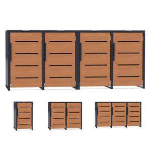 <span class=keywords><strong>Abri</strong></span> pour poubelle à roulettes de 240 L au design classique, boîte de rangement résistante aux intempéries, <span class=keywords><strong>abri</strong></span> pour poubelle en acier galvanisé, <span class=keywords><strong>abri</strong></span> pour poubelle de jardin, extérieur - Product Image 3