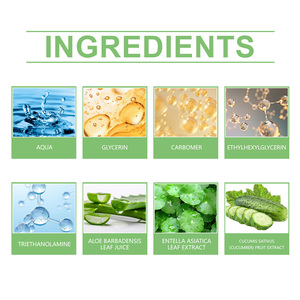Gel Hidratante de <span class=keywords><strong>Aloe</strong></span> <span class=keywords><strong>Vera</strong></span> de Marca Privada, Calma el Enrojecimiento, Nutre y Repara Después del Sol, Gel de <span class=keywords><strong>Aloe</strong></span> <span class=keywords><strong>Vera</strong></span> <span class=keywords><strong>para</strong></span> el Cuidado Facial, Logotipo Personalizado - Product Image 4