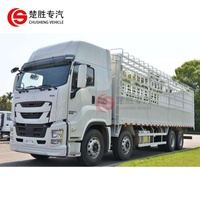 Camion de fret lourd diesel ISUZU Giga 8X4 30 tonnes avec ridelles pour le transport de bétail et la logistique – Approvisionnement direct usine