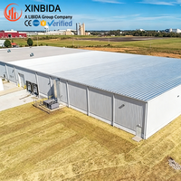Bâtiment Agricole Préfabriqué en Acier – Kits de Hangar à Structure Métallique Économiques pour Stockage Agricole, Entrepôt et Grange