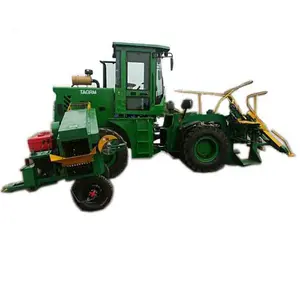 Segmented four-wheel drive walking high motorized sugarcane harvester