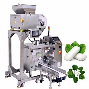 Machine d'emballage automatique multifonctionnelle pour bonbons mous préformés, guimauves et chewing-gums, avec scellage sur 4 côtés - Product Image 5