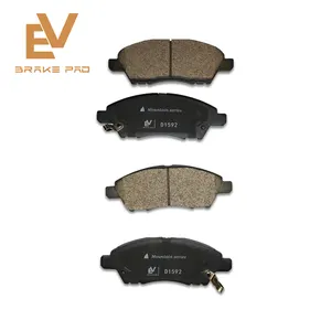 EV D1592 ceramic brake pads with stable brake pad friction coefficient no dust brake pads