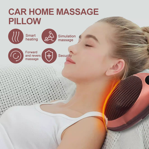 2025 Hot Selling 8 Balls Electric Massage Pillow Back and Neck Cervical Heated <strong>Massager</strong> Pillow for Car <strong>Home</strong> Outdoor <strong>Use</strong> - Product Image 2