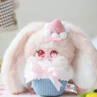 JIIMO Tea Chat Series Plush Blind Box 600% Figurine d'art de collection Mignonne Poupée Ornement Cadeau