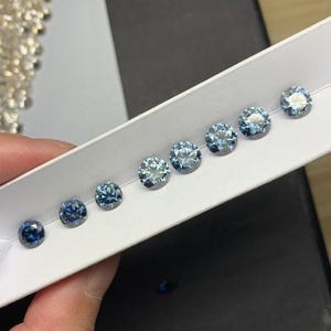 GRA Certificado Rodada rosa Verde Azul <span class=keywords><strong>Moissanite</strong></span> Diamante Preço Por Carat Atacado Moissanites Usado para 14K/18K Ouro Moissanites - Product Image 6