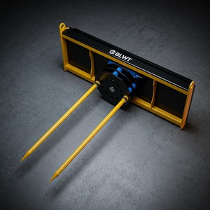Fourche à balles rotative à 360 degrés, fourche à ensilage hydraulique pour <span class=keywords><strong>mini</strong></span>-chargeur, attache rapide universelle pour <span class=keywords><strong>mini</strong></span>-chargeur, BLWT Duty - Product Image 3