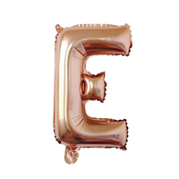 16 ''Alphabet Ballon Lettres 16 pouces Personnalisé Rose Or Hélium Gaz Rempli Lettre Gonflable Feuille Ballon En Gros