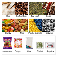 Machine d'emballage verticale automatique 100g 300g 500g pour snacks/biscuits, chips, avec fonction de mise sous film, de purge de gaz, d'étiquetage de date et de capsulage