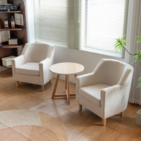 Canapés d'appoint en forme de L de haute qualité, deux places, avec fauteuils et table basse, pour hôtel, chambre à coucher, appartement, salon