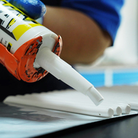 Scellant acrylique imperméable SV101 blanc multi-usages, peignable, à base d'eau, en latex acrylique, pour le remplissage des fissures