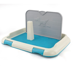 Eco-Friendly Reutilizável Puppy Pad Bandeja Portátil Indoor <span class=keywords><strong>Dog</strong></span> Litter Box Pee Baffle Training <span class=keywords><strong>Dog</strong></span> WC para gatos Material plástico - Product Image 5