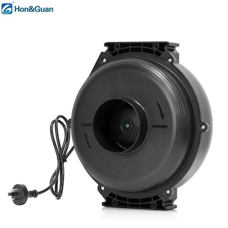 Nieuw Product 4 Inch 220V Stille Gemengde Flow Duct Fan Lucht Rook Extractor Ventilator Centrifugaal Fans Blowers