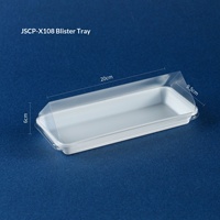 Boîte d'emballage triangulaire en PET anti-buée de qualité alimentaire BOHE BHCB-S05-X108 pour les magasins de proximité, les repas légers, les sandwichs, le pain