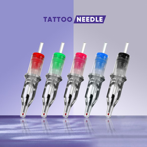 Cartucho de agujas para tatuaje profesional, 20 piezas, hecho para artistas, de acero inoxidable, seguro - Product Image 4