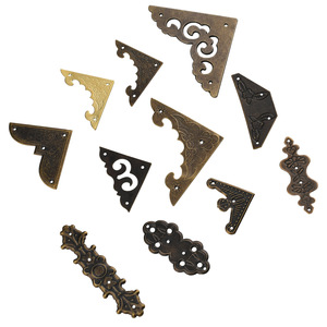 Wenzhou Platinum Link Antique Iron <b>Corner</b> <b>Protectors</b> New Chinese Style Anti Scratch Furniture Hardware Accessories - Product Image 5