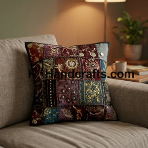 ชาติพันธุ์อินเดียคอลเลกชันพิเศษทำด้วยมือปลอกหมอนอิง - Product Image 3