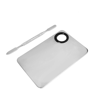 Wholesale Professional Custom Multi-Purpose Makeup and Hair Styling Tools Stainless Steel <b>Eye</b> <b>Shadow</b> Palette Color Mixing Set - Product Image 5