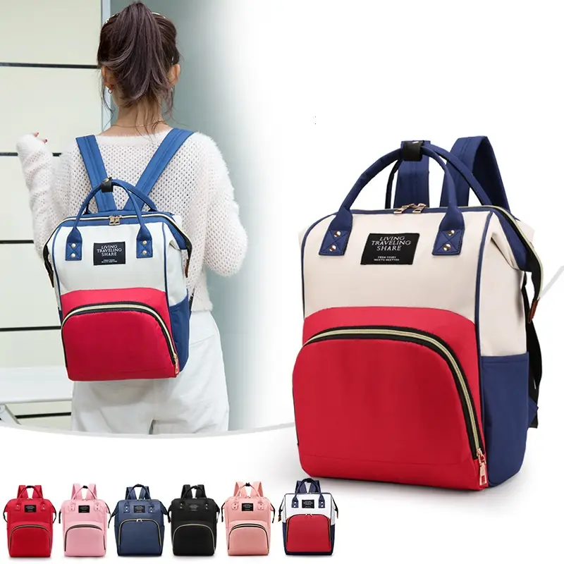 Latest korean style fashion mother backpack college bags backpack backpack for mothers