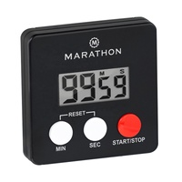 Timer Digitale da Cucina OEM Tascabile Magnetico con Display LCD, Batteria AAA, Due Cifre, Clip e Pulsante, Mini Bianco