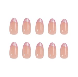 <span class=keywords><strong>Uñas</strong></span> <span class=keywords><strong>Postizas</strong></span> Acrílicas de Estilo Francés, Color Rosa Nude Brillante, Elegantes, Cortas, Almendradas, <span class=keywords><strong>Bonitas</strong></span>, 30 Piezas - Product Image 6