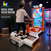 Machine de jeu d'arcade de ski en salle, simulateur de ski à monnayeur, jeu vidéo sportif pour parc d'attractions
