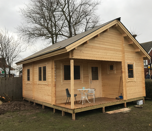 บ้านไม้แบบดั้งเดิม/บ้านไม้กระท่อม/บ้านพักตากอากาศไม้ 1 หรือ 2 ห้องนอน สำหรับอยู่อาศัย - Product Image 1