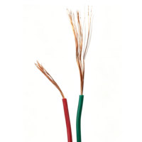 Câble électrique flexible RVS, tailles 2x0.75, 2x1.0, 2x1.5, rouge et noir, paire torsadée pour système audio home cinéma, fiabilité supérieure