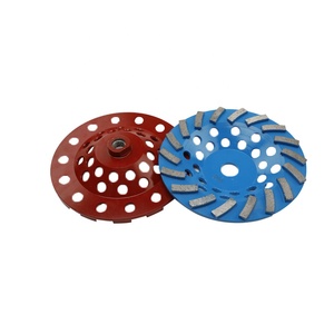 <span class=keywords><strong>TRUE</strong></span> SHINE MJX7007 Disco Abrasivo de 180mm en Forma de Copa OEM para Pulir/Desbastar Pisos de Concreto, Grano Diamante+Metal 16 # -120 # - Product Image 4