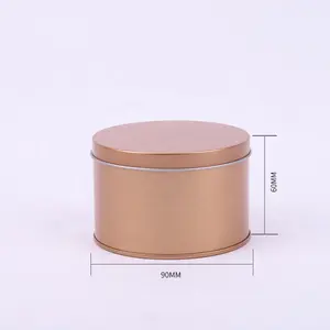 Empty Round Aluminum Container Tin Jars For Food Storage Cans For Eye Cream And Hand Cream