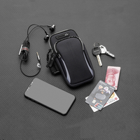 Prix d'usine – Sac de sport professionnel étanche pour bras avec logo personnalisé, double pochette de poignet pour course à pied, livraison rapide, sac de course pour téléphone