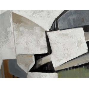 Peinture murale originale Wabi Sabi Home Hotel, grande nature morte abstraite, acrylique peinte à la main, décoration artistique, peinture encadrée texturée 3D - Product Image 6